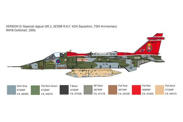 Jaguar GR.1/GR.3 RAF (ITALERI 1459) 1/72