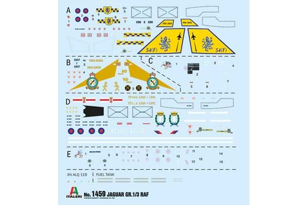 Jaguar GR.1/GR.3 RAF (ITALERI 1459) 1/72