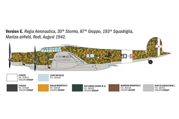 CANT Z.1007bis Alcione (Italeri 1479) 1/72