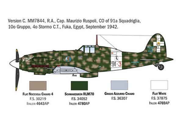 MC.202 Folgore Aces (Italeri 1481) 1/72