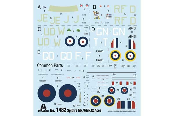 Spitfire Mk.V / Mk.IX (Italeri 1482) 1/72