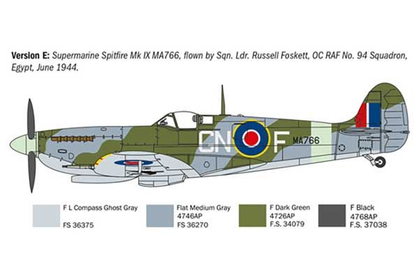 Spitfire Mk.V / Mk.IX (Italeri 1482) 1/72