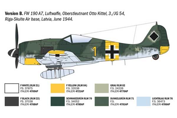 Focke-Wulf FW 190 A-7/A8 (Italeri 1490) 1/72