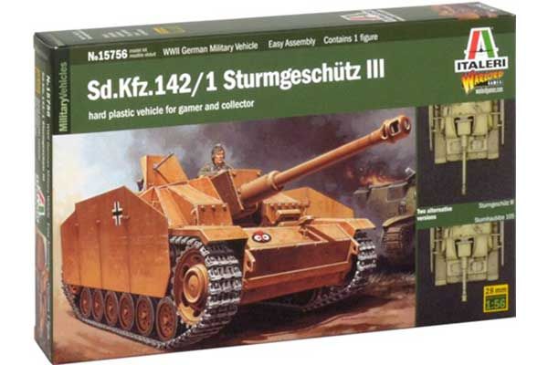 Sd.Kfz.142/1 Sturmgeschutz III (ITALERI 15756) 1/56