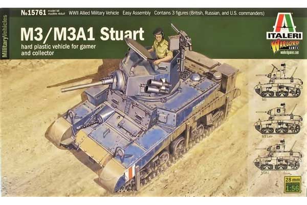 M3/M3A1 STUART (ITALERI 15761) 1/56 M3/M3A1 STUART (ITALERI 15761) 1/56
