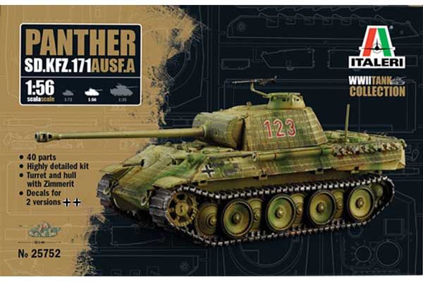 Panther Sd.Kfz.171 Ausf. A (Italeri 25752) 1/56 Panther Sd.Kfz.171 Ausf. A (Italeri 25752) 1/56
