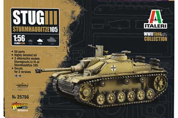 Stug III - Sturmhaubitze 105 (Italeri 25756) 1/56