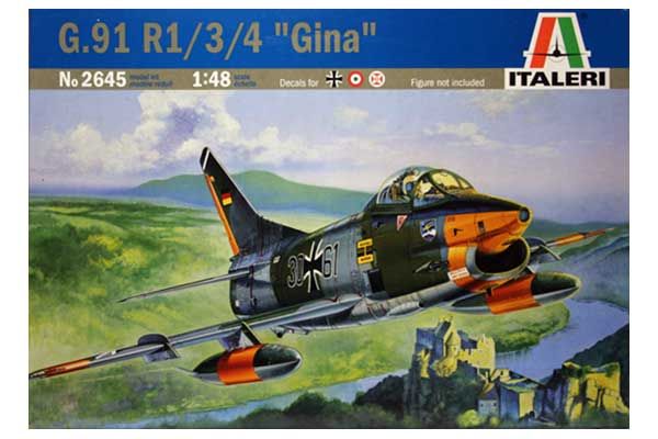 G.91 R1/3/4 "GINA" (Italeri 2645) 1/48 G.91 R1/3/4 "GINA" (Italeri 2645) 1/48