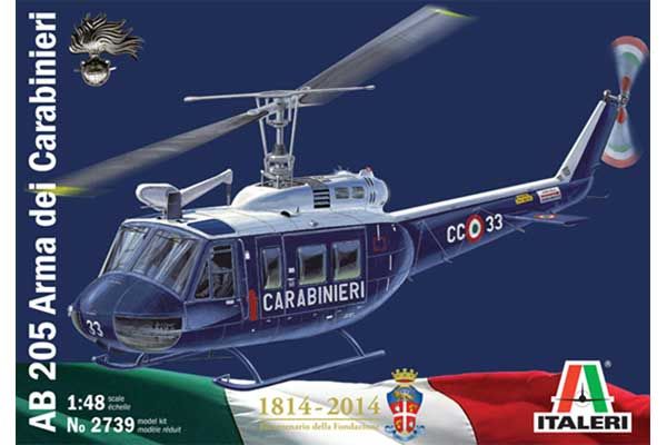 AB 205 Arma dei Carabineri (ITALERI 2739) 1/48 AB 205 Arma dei Carabineri (ITALERI 2739) 1/48