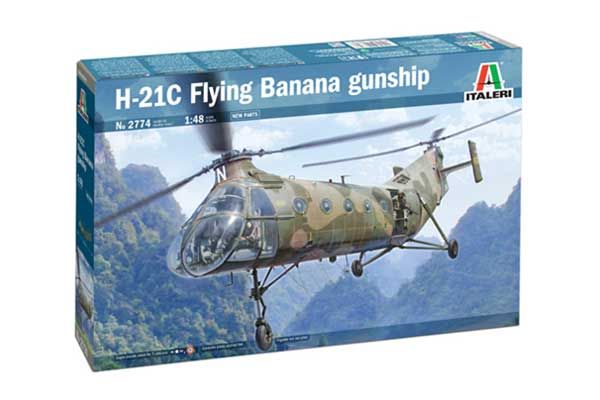 H-21C Flying Banana GunShip (ITALERI 2774) 1/48