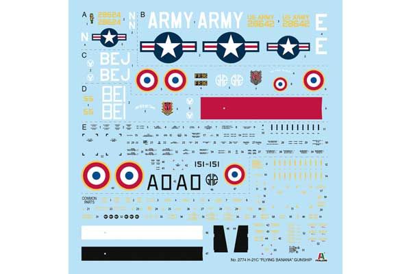 H-21C Flying Banana GunShip (ITALERI 2774) 1/48