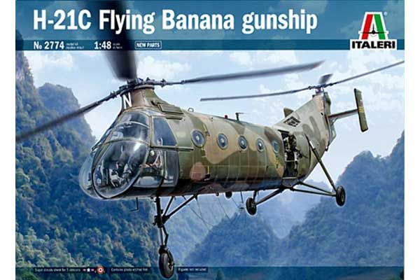 H-21C Flying Banana GunShip (ITALERI 2774) 1/48