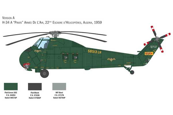 H-34A Pirate /UH-34D U.S. Marines (Italeri 2776) 1/48