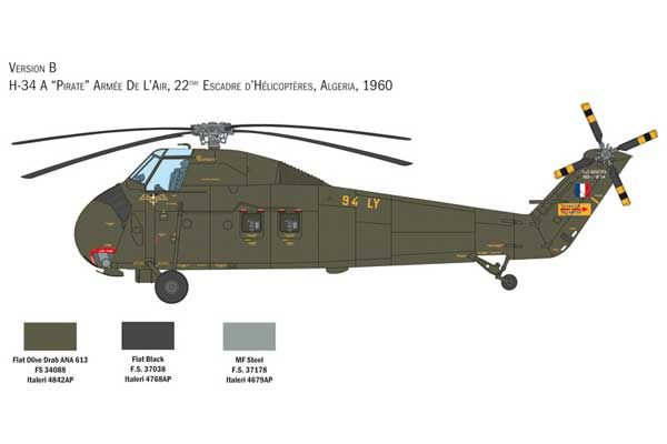 H-34A Pirate /UH-34D U.S. Marines (Italeri 2776) 1/48