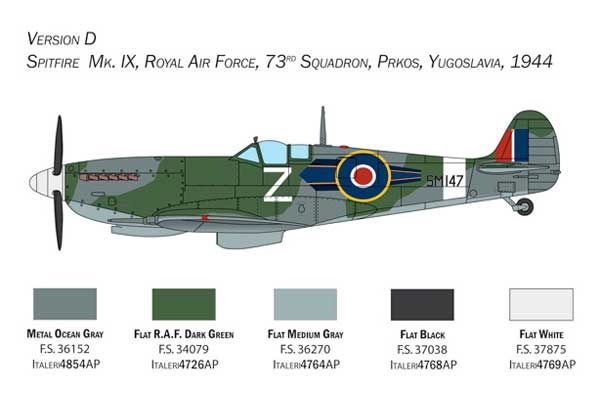 Spitfire Mk. IX (Italeri 2804) 1/48