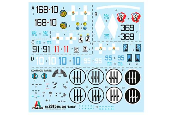 MC.200 Saetta (Italeri 2815) 1/48