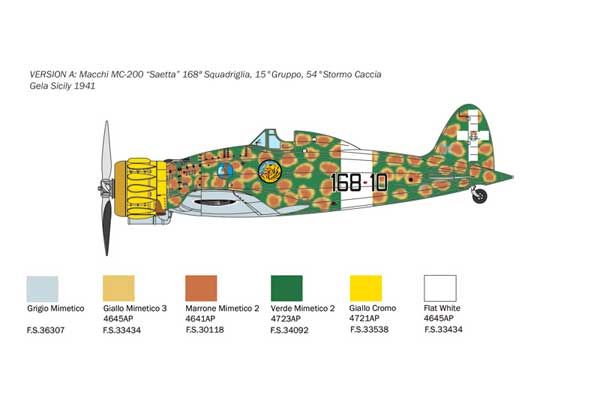 MC.200 Saetta (Italeri 2815) 1/48