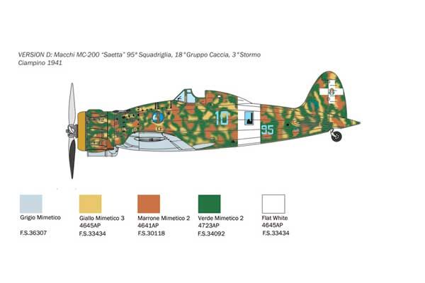 MC.200 Saetta (Italeri 2815) 1/48