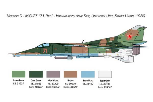 MиГ-27 / MиГ-23БН Flogger (Italeri 2817) 1/48