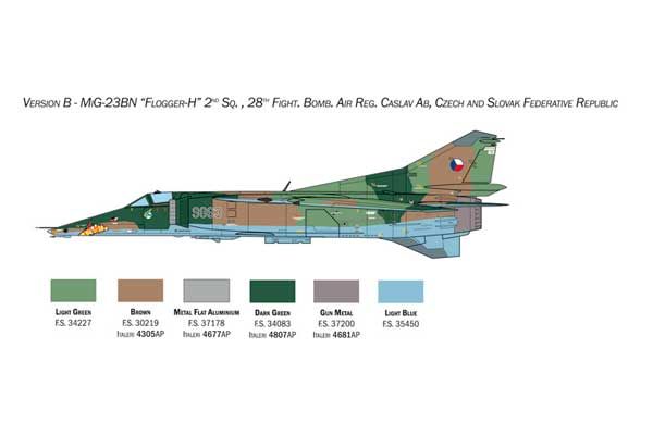 MиГ-27 / MиГ-23БН Flogger (Italeri 2817) 1/48