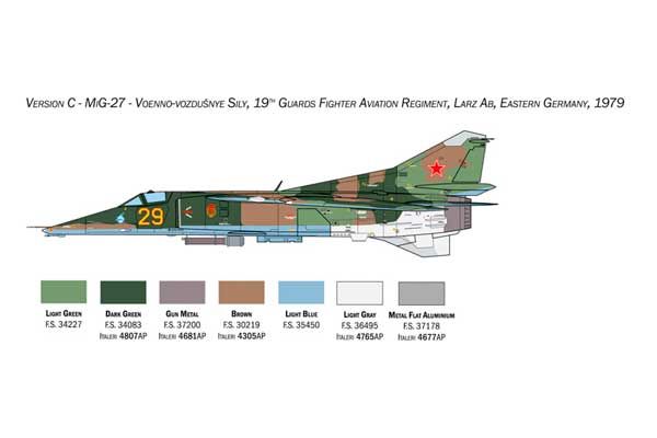 MиГ-27 / MиГ-23БН Flogger (Italeri 2817) 1/48