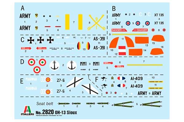 OH-13 Sioux (Italeri 2820) 1/48