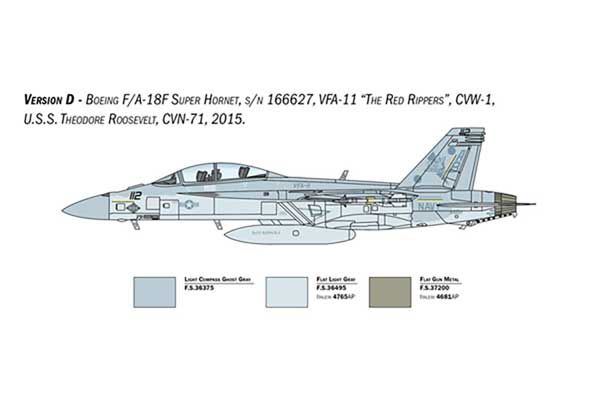 F/A-18F Super Hornet (Italeri 2823) 1/48