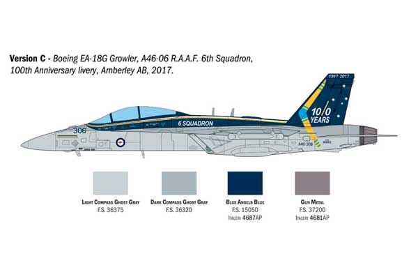 EA-18G Growler (Italeri 2824) 1/48