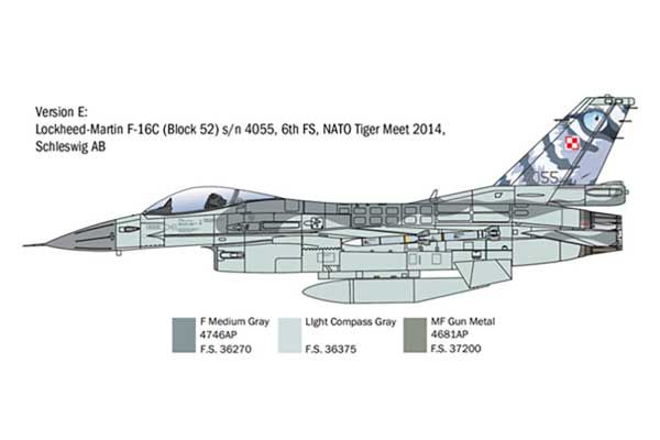 F-16C Fighting Falcon (Italeri 2825) 1/48