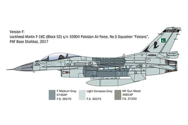 F-16C Fighting Falcon (Italeri 2825) 1/48