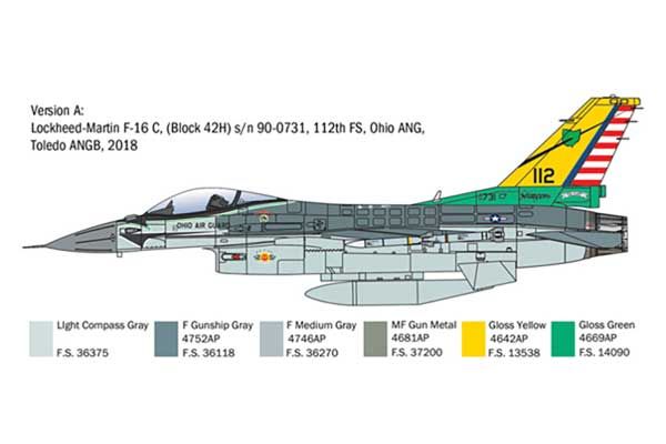 F-16C Fighting Falcon (Italeri 2825) 1/48