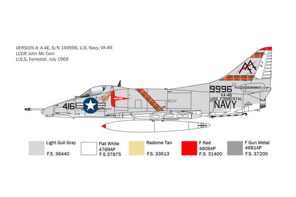 A-4 E/F/G Skyhawk (Italeri 2826) 1/48