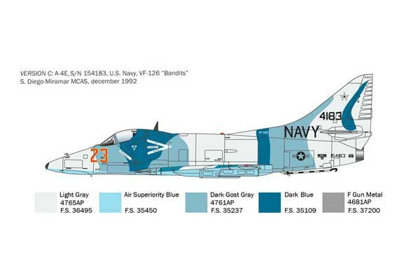 A-4 E/F/G Skyhawk (Italeri 2826) 1/48