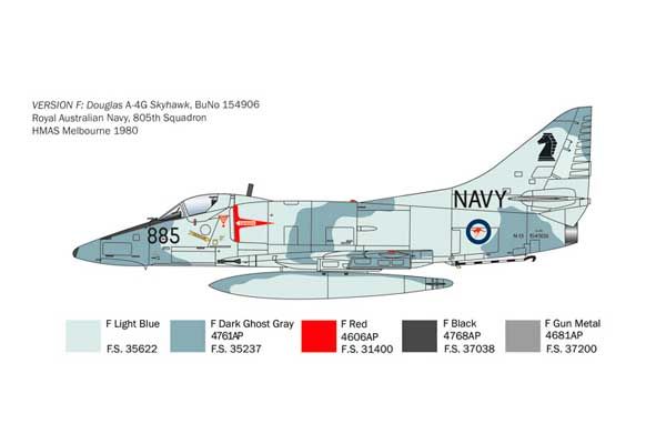 A-4 E/F/G Skyhawk (Italeri 2826) 1/48