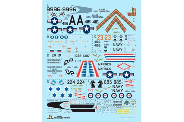 A-4 E/F/G Skyhawk (Italeri 2826) 1/48