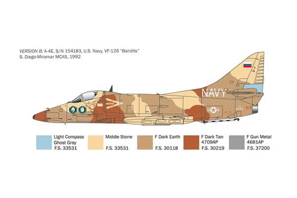 A-4 E/F/G Skyhawk (Italeri 2826) 1/48