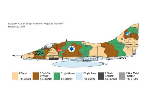 A-4 E/F/G Skyhawk (Italeri 2826) 1/48