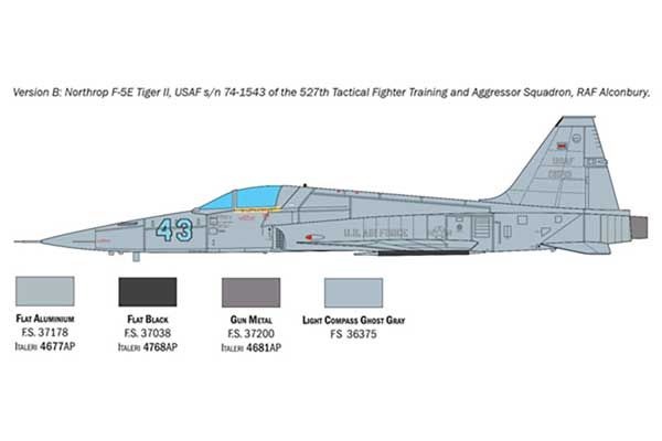 F-5E Tiger II (Italeri 2827) 1/48