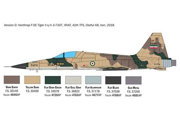 F-5E Tiger II (Italeri 2827) 1/48