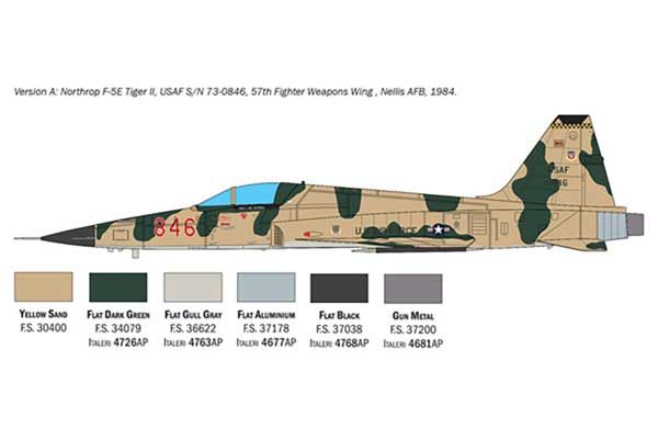 F-5E Tiger II (Italeri 2827) 1/48