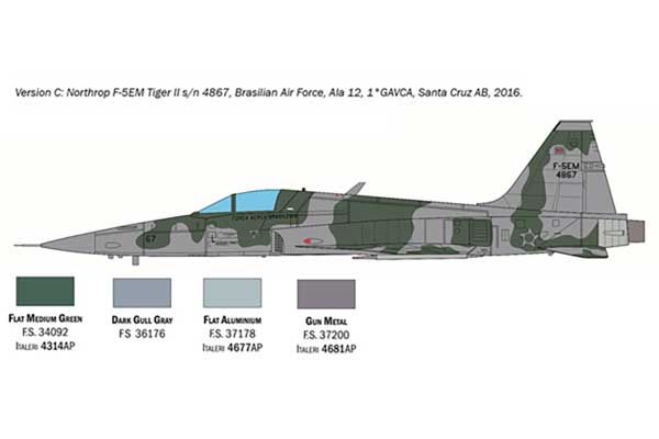 F-5E Tiger II (Italeri 2827) 1/48