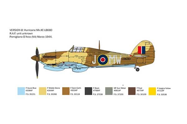 Hurricane Mk. IIC (Italeri 2828) 1/48