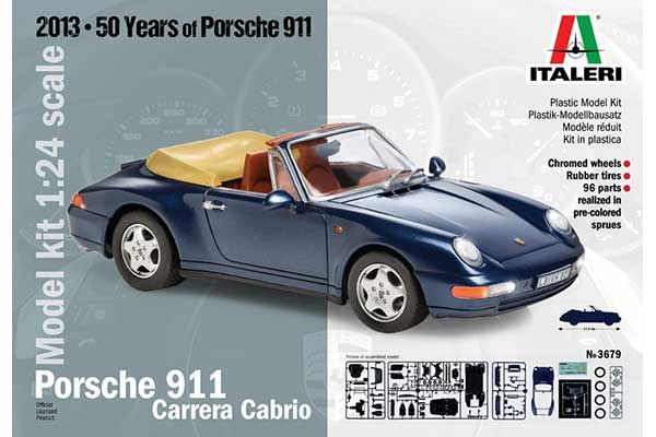 Porsche 911 "Carrera" (Italeri 3679) 1/24