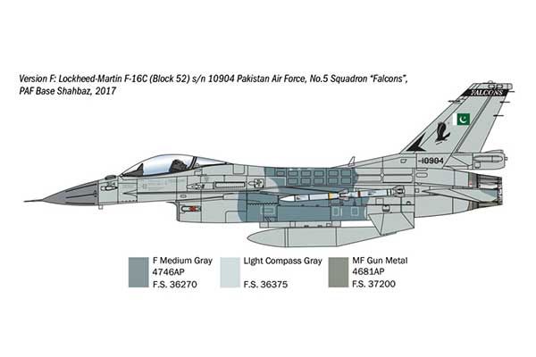 F-16C Fighting Falcon - WAR THUNDER (Italeri 35105) 1/48