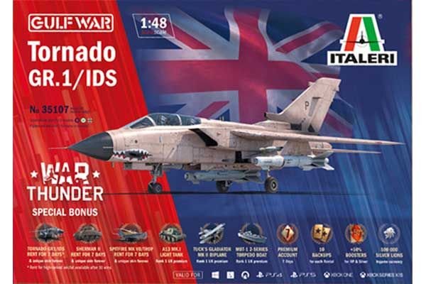 Tornado GR.1/IDS Gulf War - WAR THUNDER (Italeri 35107) 1/48 Tornado GR.1/IDS Gulf War - WAR THUNDER (Italeri 35107) 1/48
