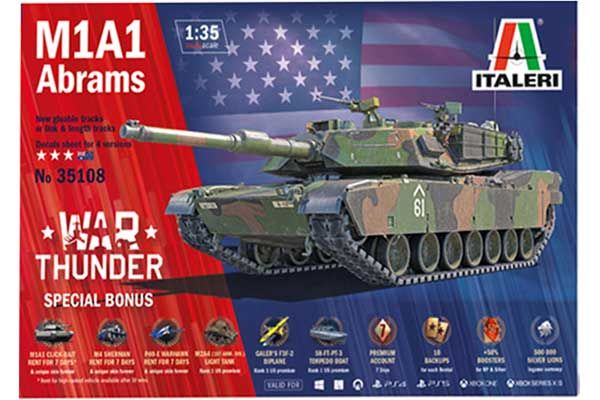 M1A1 Abrams - WAR THUNDER (Italeri 35108) 1/35 M1A1 Abrams - WAR THUNDER (Italeri 35108) 1/35