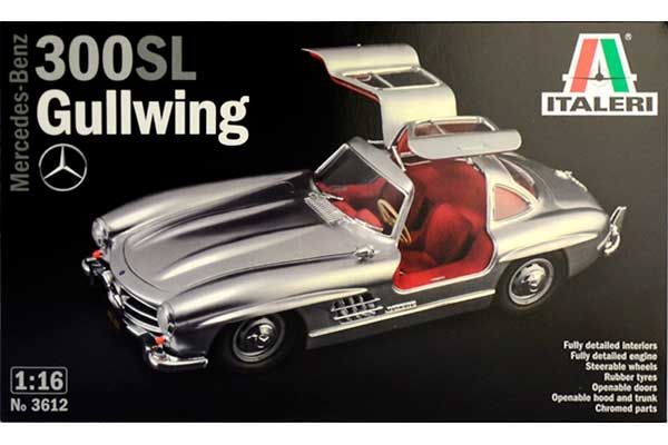 Mercedes-Benz 300 SL Gullwing (Italeri 3612) 1/16 Mercedes-Benz 300 SL Gullwing (Italeri 3612) 1/16