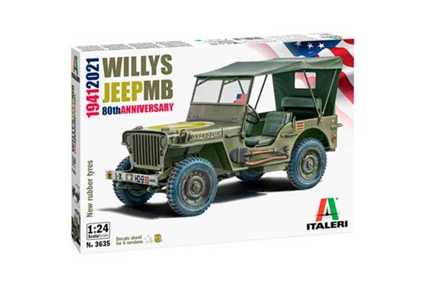 Willys Jeep MB (Italeri 3635) 1/24