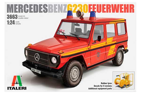 Mercedes Benz G230 Feuerwehr (Italeri 3663) 1/24 Mercedes Benz G230 Feuerwehr (Italeri 3663) 1/24