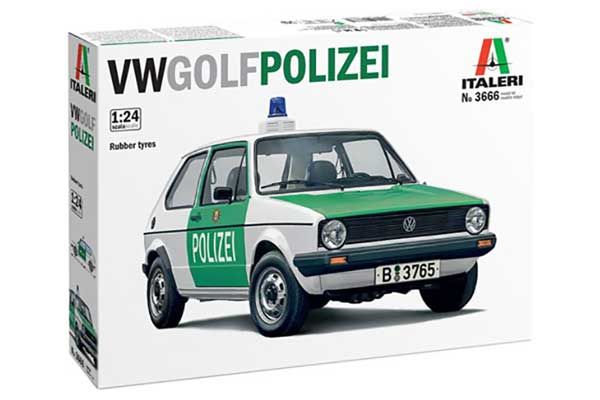 VW Golf Polizei (Italeri 3666) 1/24